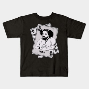 Retro Drake Card Style Kids T-Shirt